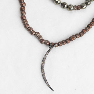 Tulum Crescent Moon Necklace