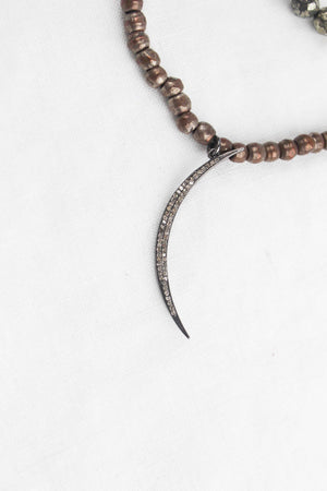 Tulum Crescent Moon Necklace