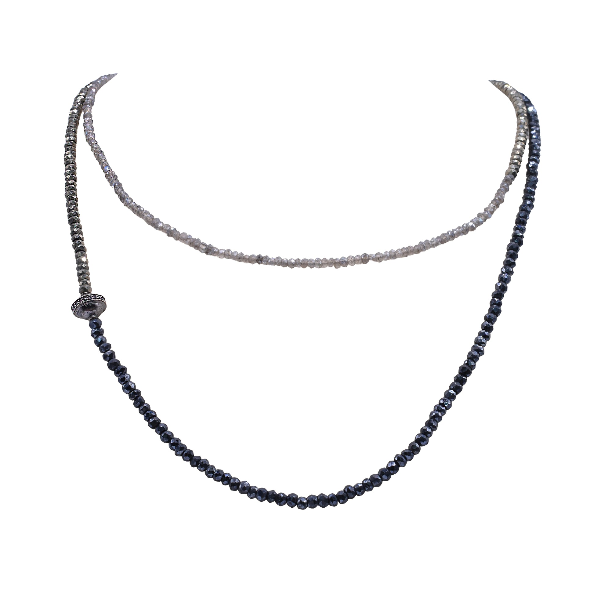 Diamond Silver Sky Necklace