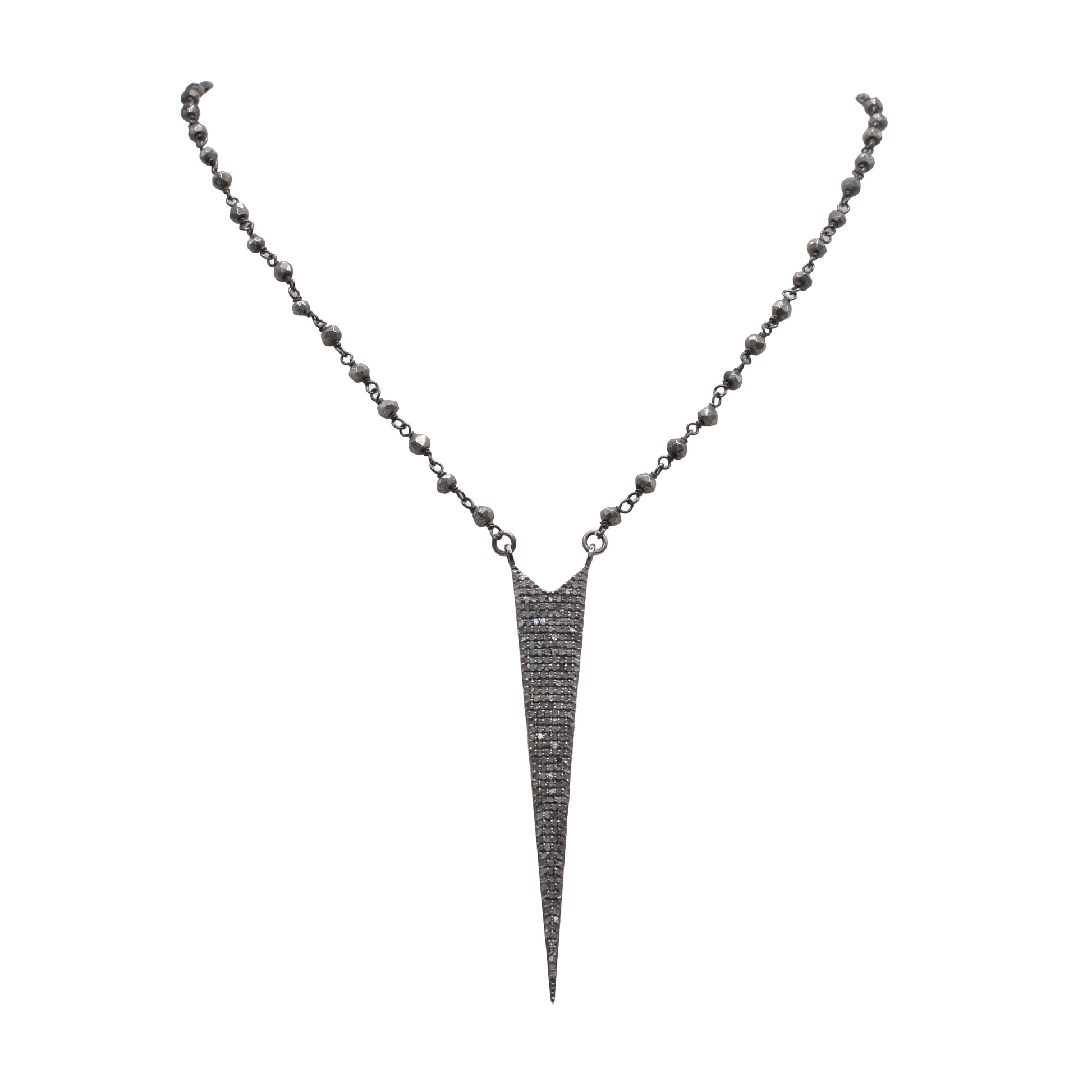 Diamond Spike Chain Necklace