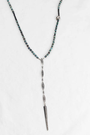 Tulum Diamond Spike Lariat Necklace