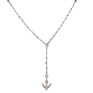 Sparrow Diamond Lariat Necklace